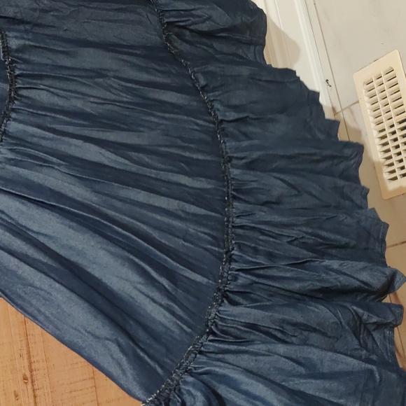 Blue denim maxi dress - Picture 3 of 3